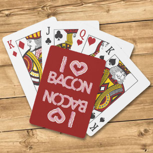 Baraja De Cartas Amo a Bacon