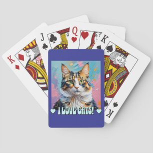 Baraja De Cartas ¡Amo a los Gatos!