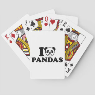 Baraja De Cartas Amo a Pandas