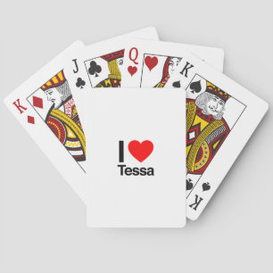 Baraja De Cartas amo a Tessa