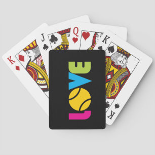 Baraja De Cartas Amo al tenis lindo -