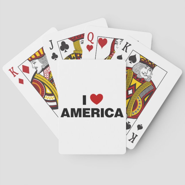 Baraja De Cartas Amo América (Reverso)