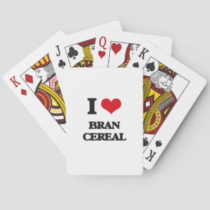 Baraja De Cartas Amo el cereal del salvado