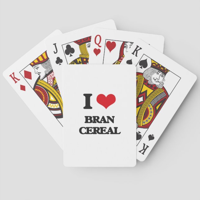 Baraja De Cartas Amo el cereal del salvado (Reverso)