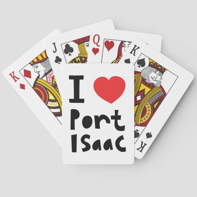 Baraja De Cartas Amo el puerto Isaac (Reverso)