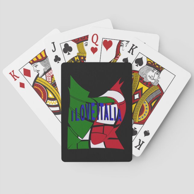 Baraja De Cartas Amo Italia (Reverso)