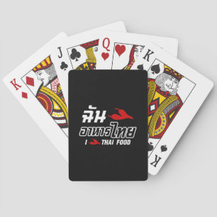 Baraja De Cartas Amo La Comida Tailandesa