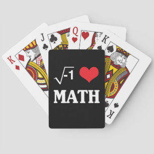 Baraja De Cartas Amo las matemáticas