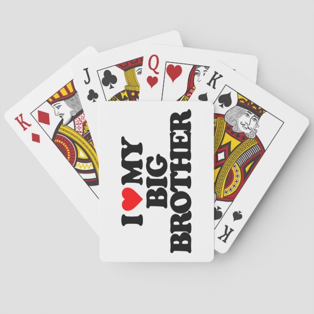 BARAJA DE CARTAS AMO MI HERMANO MAYOR (Reverso)