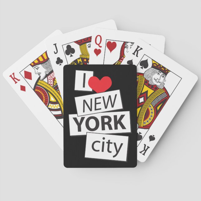 Baraja De Cartas Amo Nueva York (Reverso)