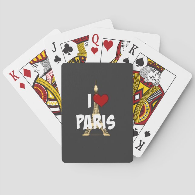 Baraja De Cartas Amo París (Reverso)