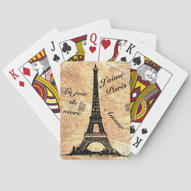 Baraja De Cartas Amo París (Reverso)
