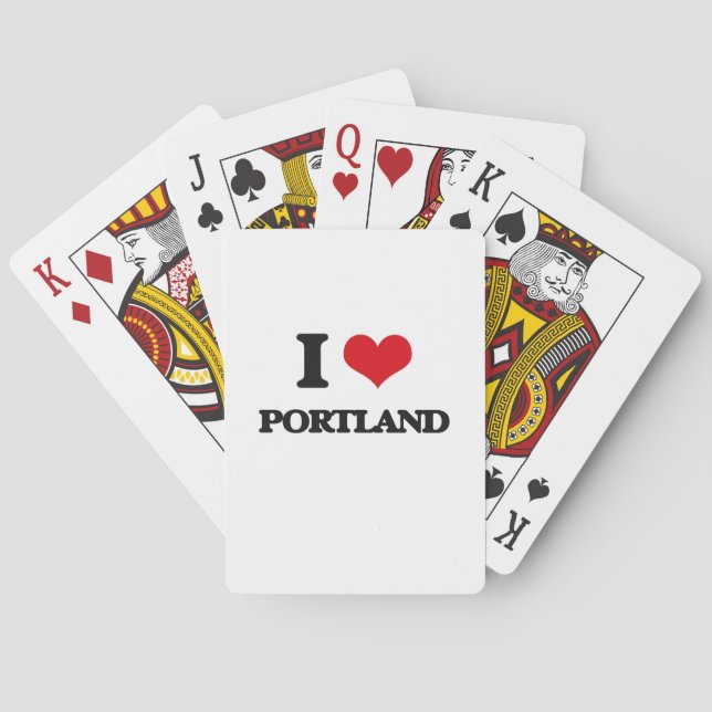 Baraja De Cartas Amo Portland (Reverso)
