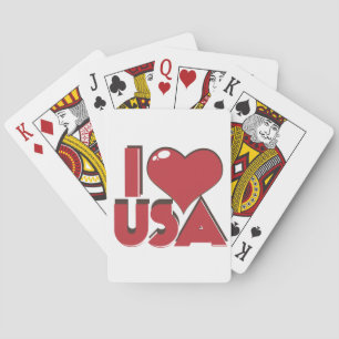 Baraja De Cartas Amo USA Retro 80s