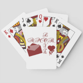 Baraja De Cartas Amor Amor Valentine Design