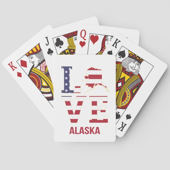 Baraja De Cartas Amor de Alaska (Reverso)