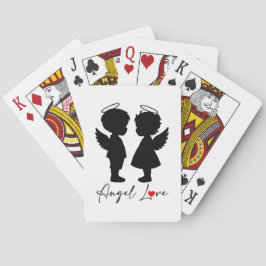 Baraja De Cartas Amor de Ángel – Diseño de Pareja de Ángeles Adorab