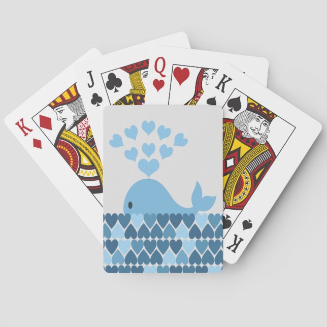 Baraja De Cartas Amor de ballenas (Reverso)