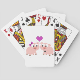 Baraja De Cartas Amor de cerdo lindo