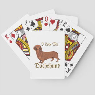 Baraja De Cartas Amor de Dachshund
