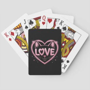 Baraja De Cartas Amor de Gato Brillante
