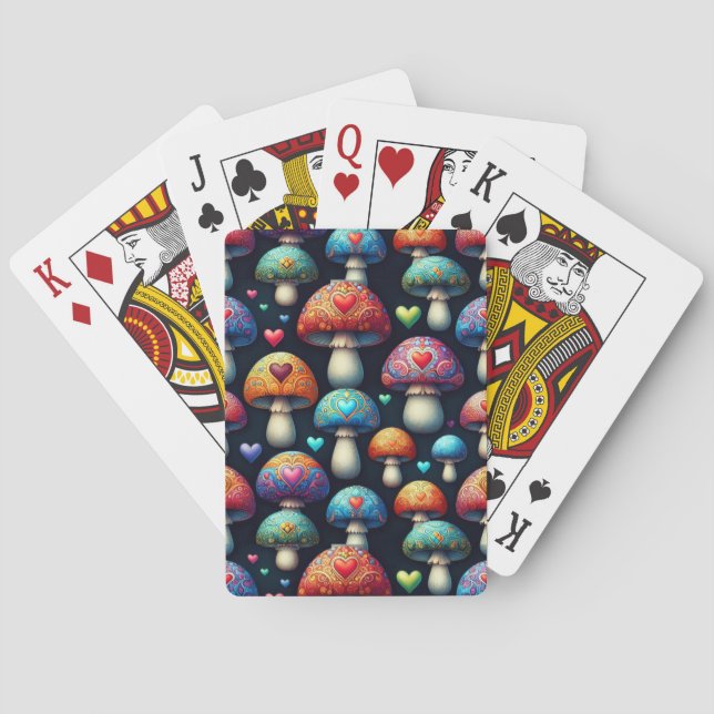 Baraja De Cartas Amor de Hongo (Reverso)
