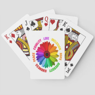 Baraja De Cartas Amor Igualdad Inclusión Esperanza Diversidad Bonda