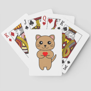 Baraja De Cartas Amor Purrrfecto Blanco