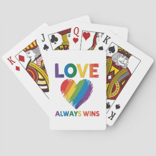 Baraja De Cartas Amor Siempre Gana LGBT
