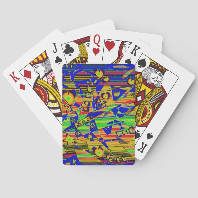 Baraja De Cartas Amor y felicidad_ (Reverso)