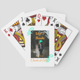 Baraja De Cartas Amor y gracias boda pareja foto moderna add oran