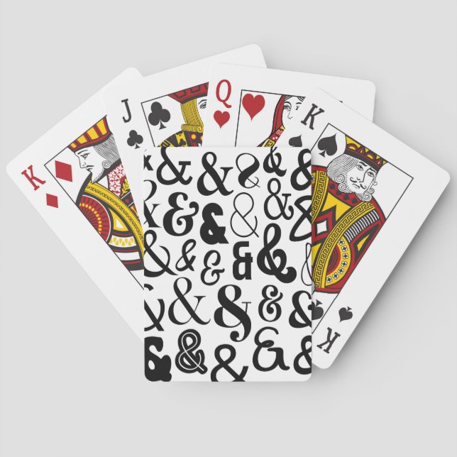Baraja De Cartas Ampersands (Reverso)
