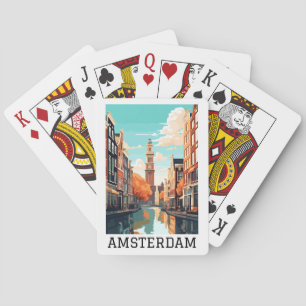 Baraja De Cartas Amsterdam Países Bajos Canal Travel