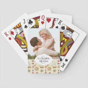 Baraja De Cartas Añada su escena conocida del océano del
