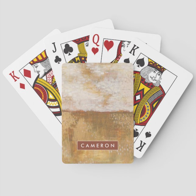 Baraja De Cartas Añada su impresión el | ambarina conocida del (Reverso)