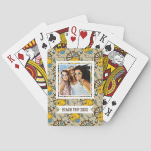 Baraja De Cartas Añada su modelo conocido del capitán de mar del
