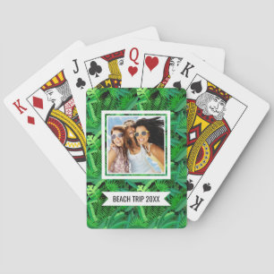 Baraja De Cartas Añada sus hojas conocidas del   de palmeras