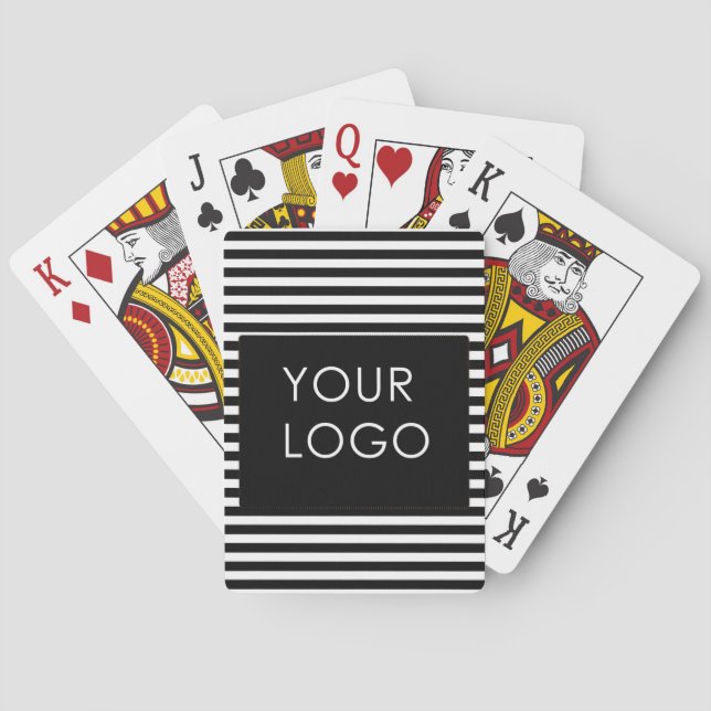 Baraja De Cartas Añadir el logotipo Personalizado Moda empresarial  (Reverso)