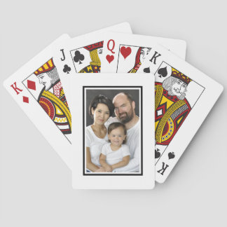 Baraja De Cartas Añadir la foto a estas tarjetas de reproducción