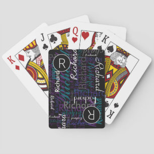 Baraja De Cartas Añadir nombre para obtener colores personalizados