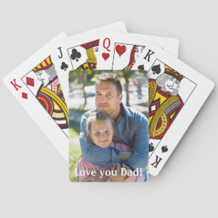 Baraja De Cartas Añadir su propio personalizado fotográfico Día del