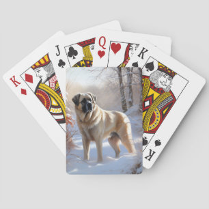 Baraja De Cartas Anatolian Shepherd Let It Snow Navidades