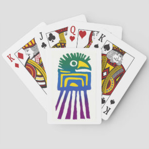 Baraja De Cartas Anciano Ave Mexicano