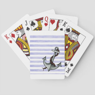 Baraja De Cartas Ancla del barco náutico
