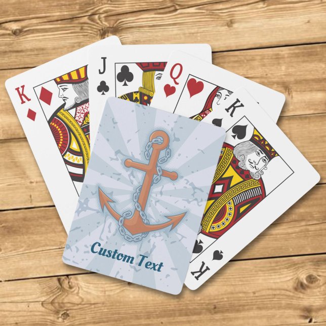 Baraja De Cartas Anclaje con cadena (Subido por el creador)