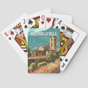 Baraja De Cartas Andorra la Vella Viaje Arte Vintage