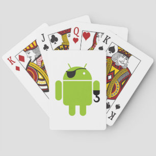 Baraja De Cartas Android Robot Mighty Pirate