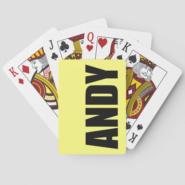Baraja De Cartas Andy (Reverso)