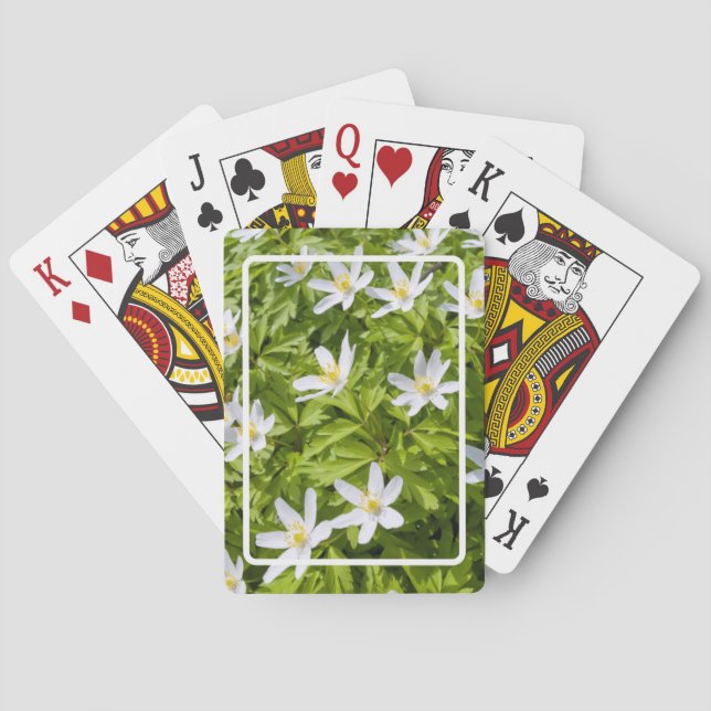 Baraja De Cartas Anémona de bosque (Reverso)