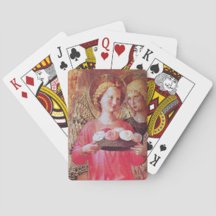BARAJA DE CARTAS ANGEL CON ROSAS
